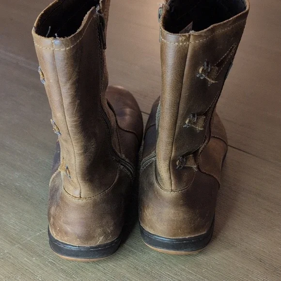 Merrell Ashland Vee Leather Suede Waterproof Mid Calf Boots Tan Women’s 10 - Picture 10 of 12